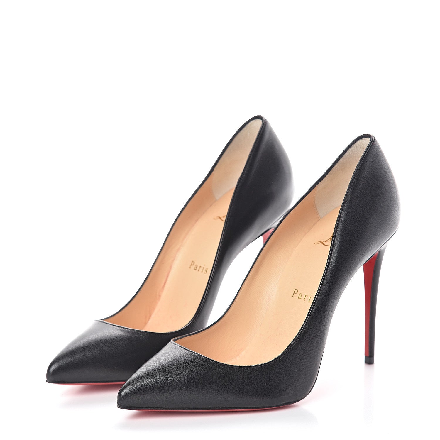 Christian Louboutin Shiny Nappa Pigalle Follies 100 Pumps 36.5 Black 3 of 7