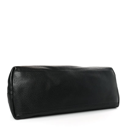 Gucci Pebbled Calfskin Medium Soho Chain Shoulder Bag Black 4 of 9