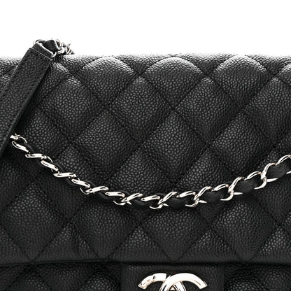 Chanel Caviar Quilted Jumbo Easy Flap Black 8 of 11