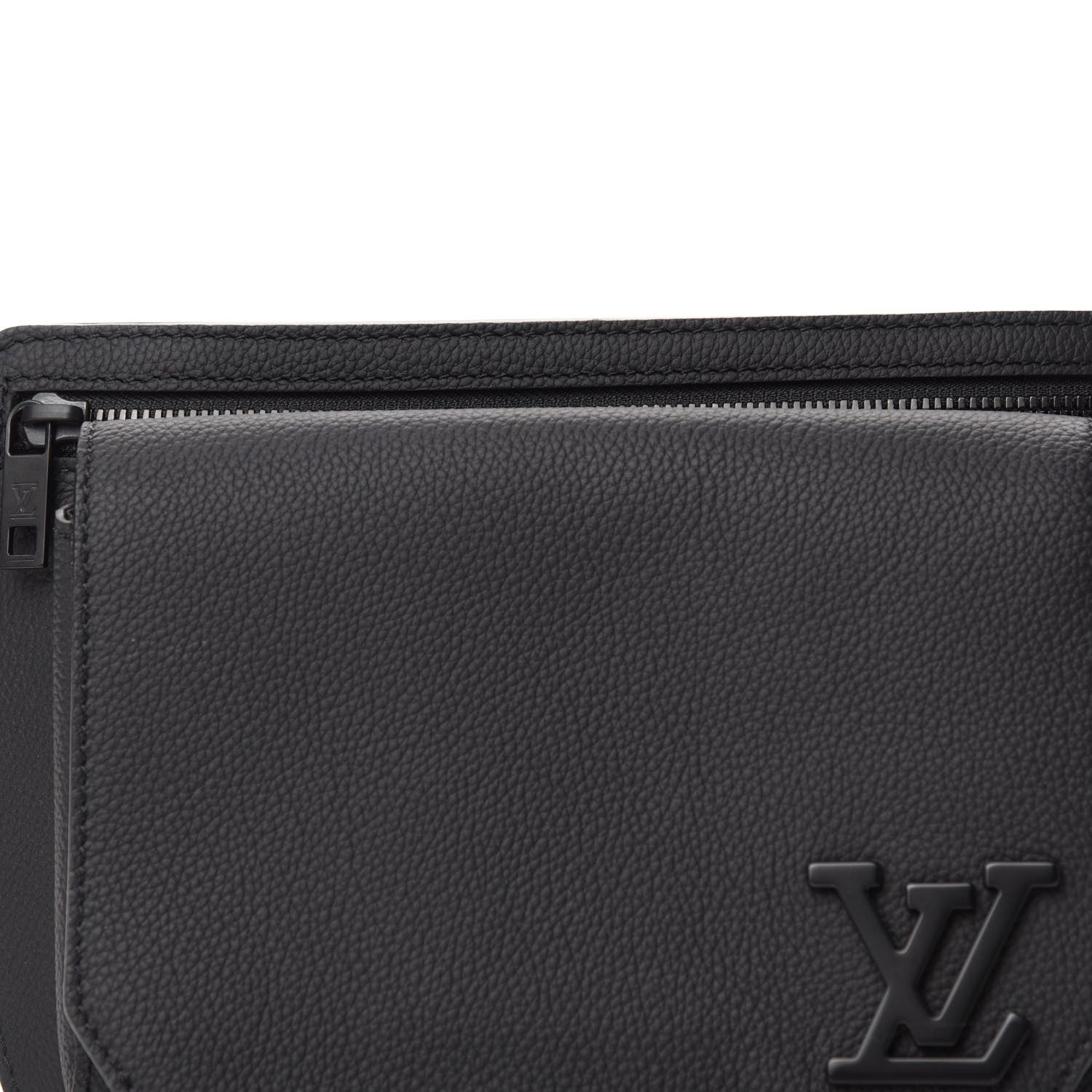 Louis Vuitton Grained Calfskin Aerogram Slingbag Black 10 of 11
