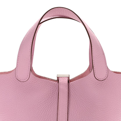 Hermes Taurillon Clemence Picotin Lock 18 PM Mauve Sylvestre 8 of 11