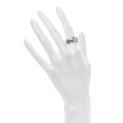 Cartier 18K White Gold 98 Xmas Limited Trinity Ring 52 6 2 of 4
