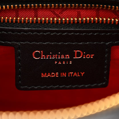 Christian Dior Lambskin Cannage Medium Lady Dior Black 6 of 10