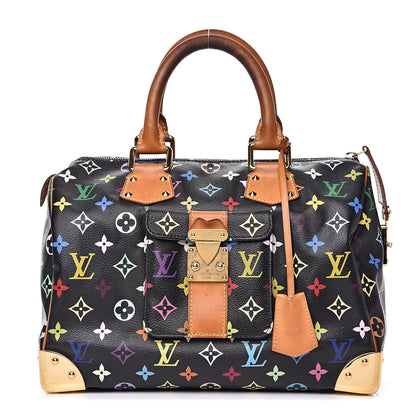 Louis Vuitton Monogram Multicolor Speedy 30 Black 1 of 14
