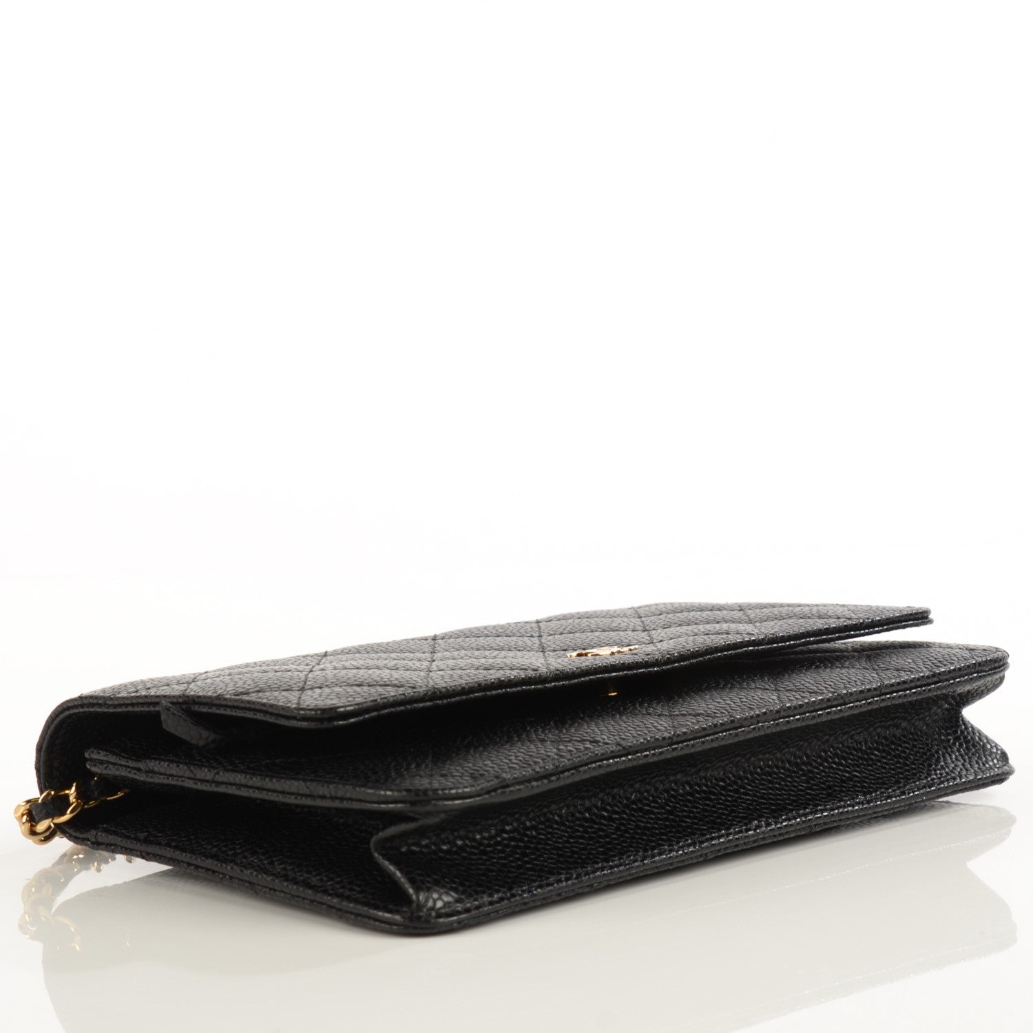 Chanel Caviar Quilted Wallet On Chain WOC Black 4 of 9