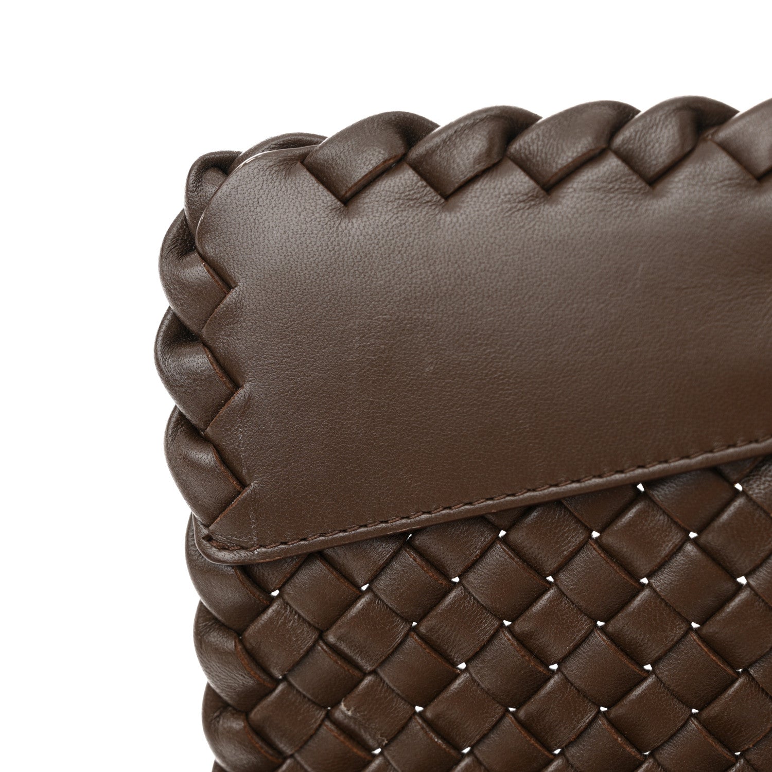 Bottega Veneta Nappa Intreccicio Padded Cobble Shoulder Bag Light Brown 8 of 12