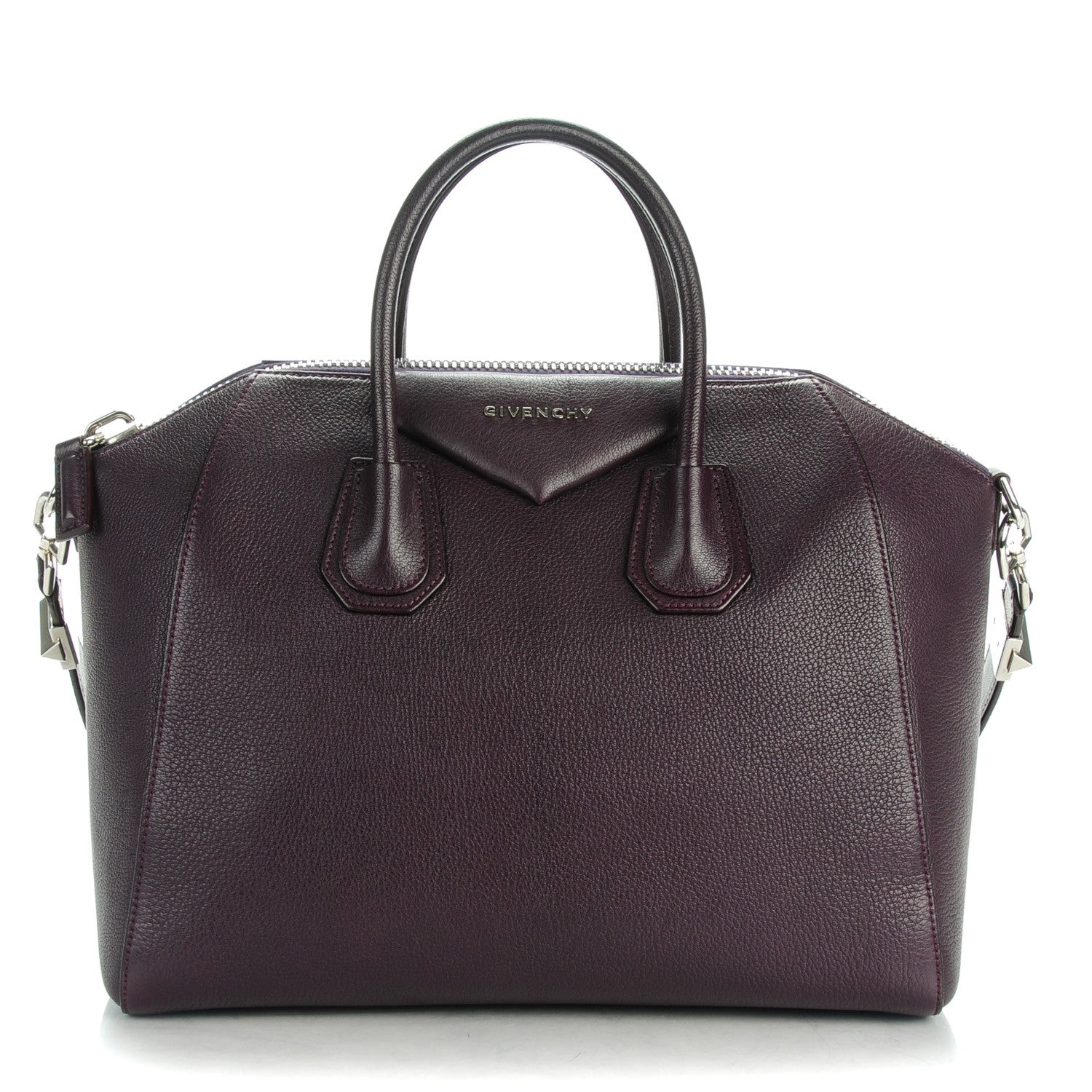 Givenchy Sugar Goatskin Medium Antigona Aubergine 1 of 7