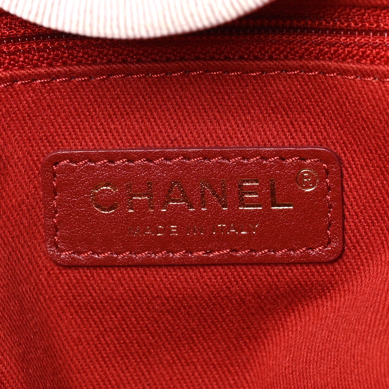 Chanel Canvas Large Deauville Tote White 6 of 10