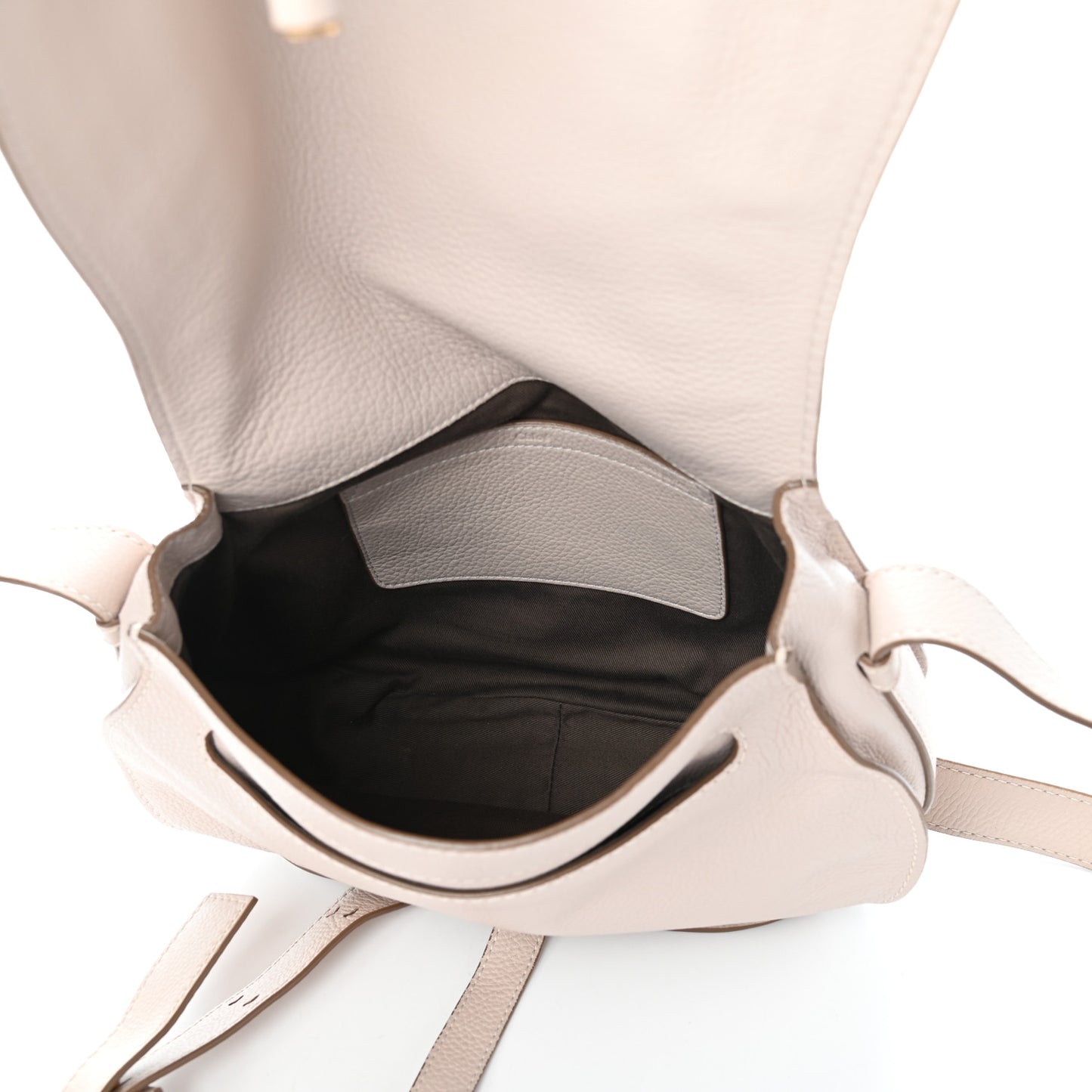 Calfskin Medium Marcie Round Crossbody Bag Abstract White