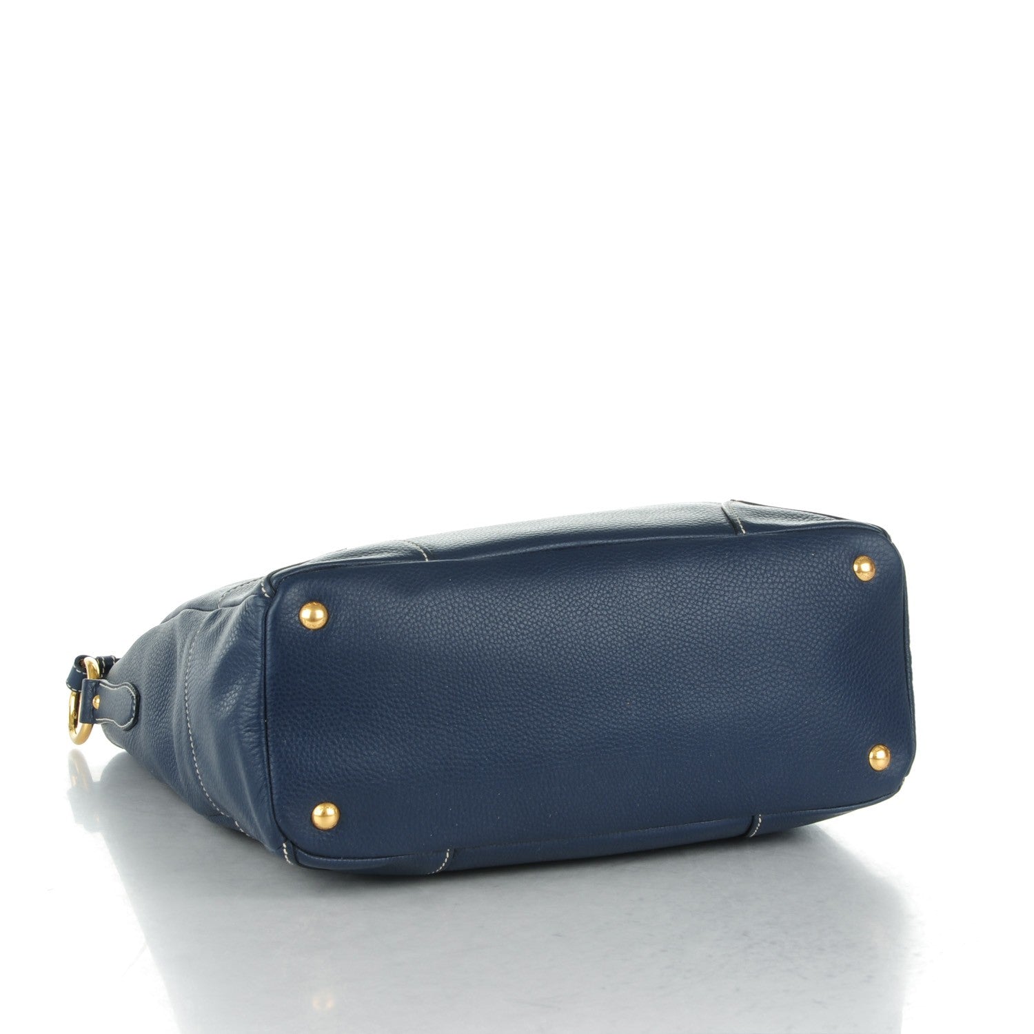Prada Vitello Daino Hobo Bleuette 4 of 8