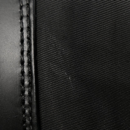 Prada Re-Nylon Spazzolato Rois Metal Triangle Logo Tall 50mm Combat Boots 38.5 Black 9 of 14