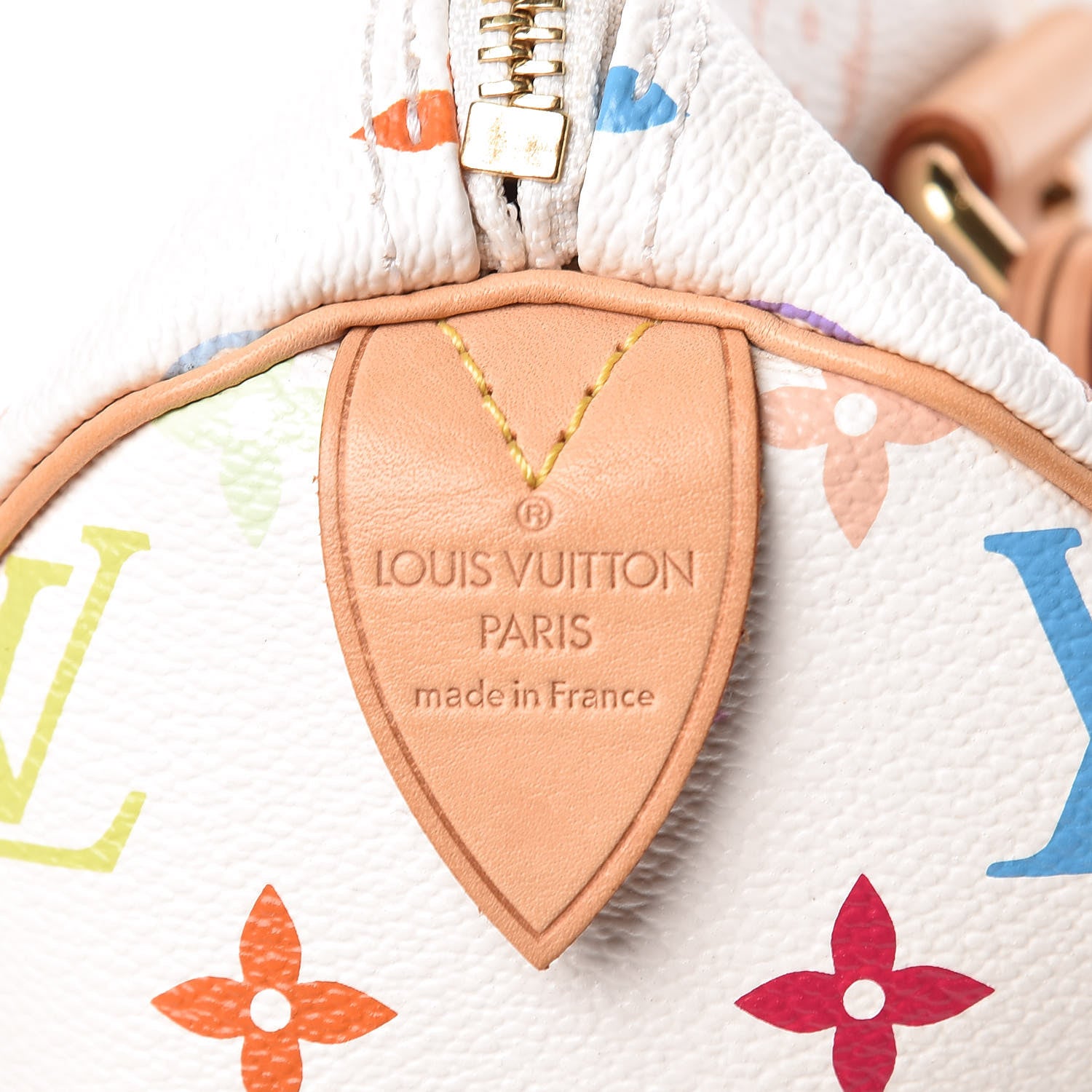 Louis Vuitton Monogram Multicolor Speedy 30 White 5 of 9