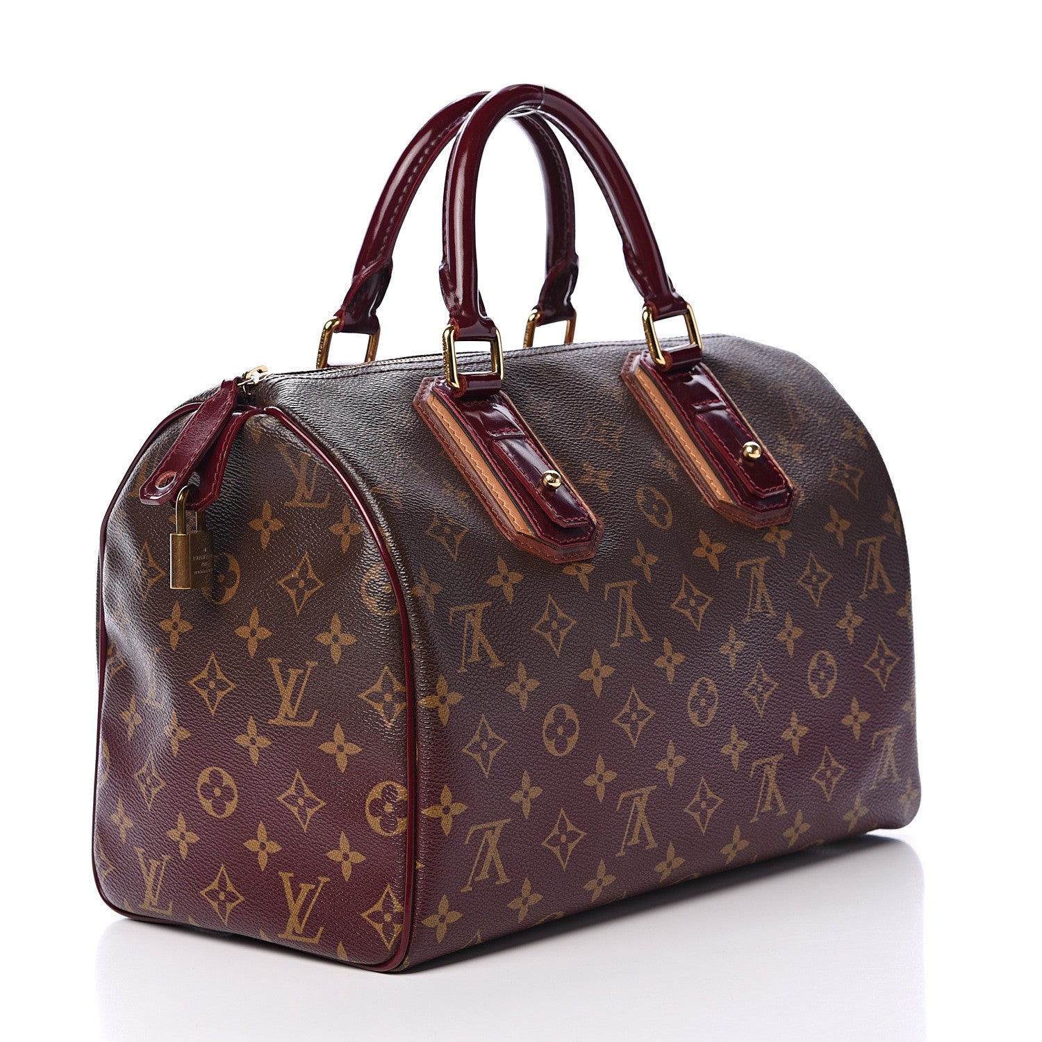Louis Vuitton Monogram Mirage Speedy 30 Bordeaux 2 of 9