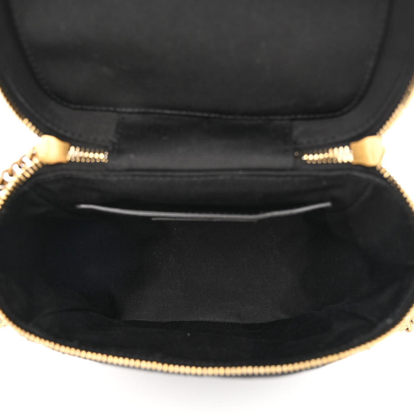 Grain de Poudre Quilted 80's Vanity Bag Black