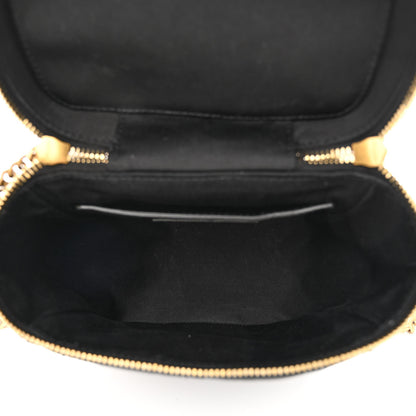 Saint Laurent Grain de Poudre Quilted 80's Vanity Bag Black 5 of 10