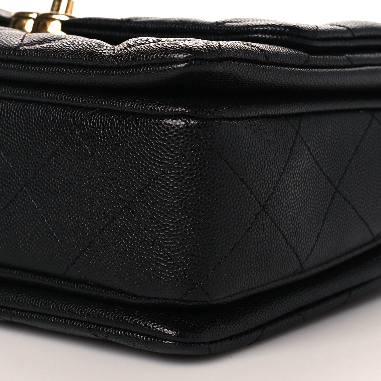Chanel Caviar Quilted Coco First Flap Black 9 of 10
