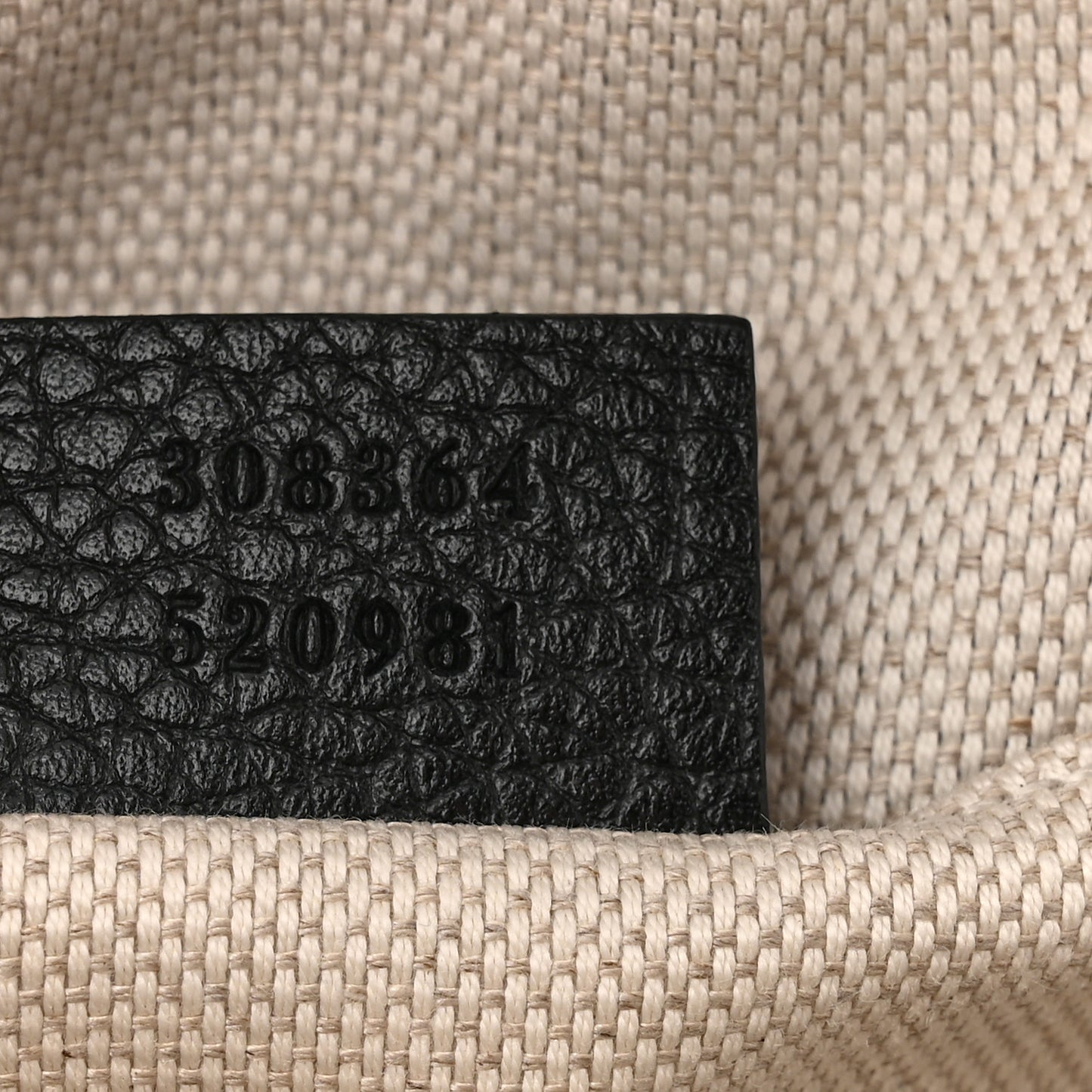 Pebbled Calfskin Small Soho Disco Bag Black