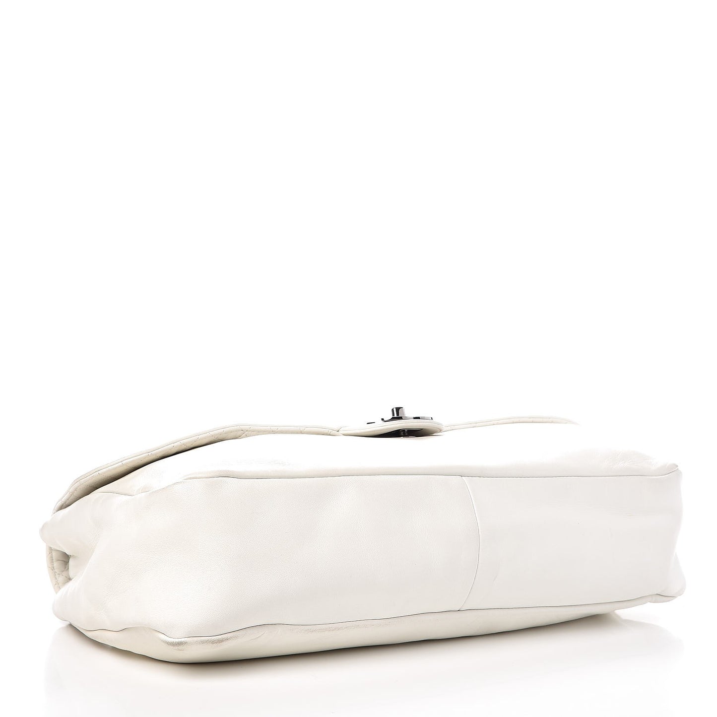 Lambskin Large Soft and Chain Flap White