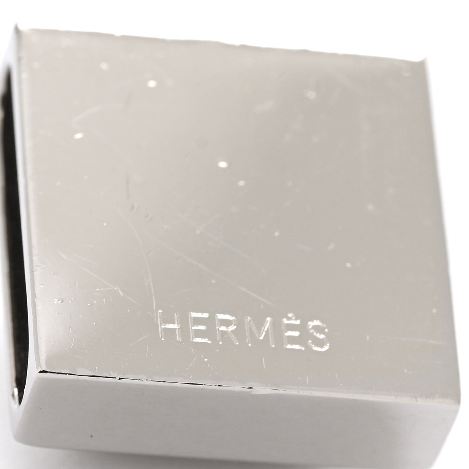 Hermes Palladium Medor Scarf Rings 3 of 4