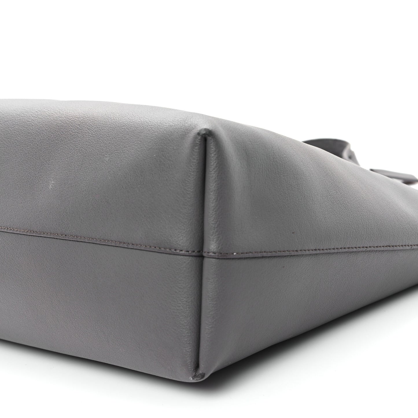 Calfskin Large Shopping Tote Fog