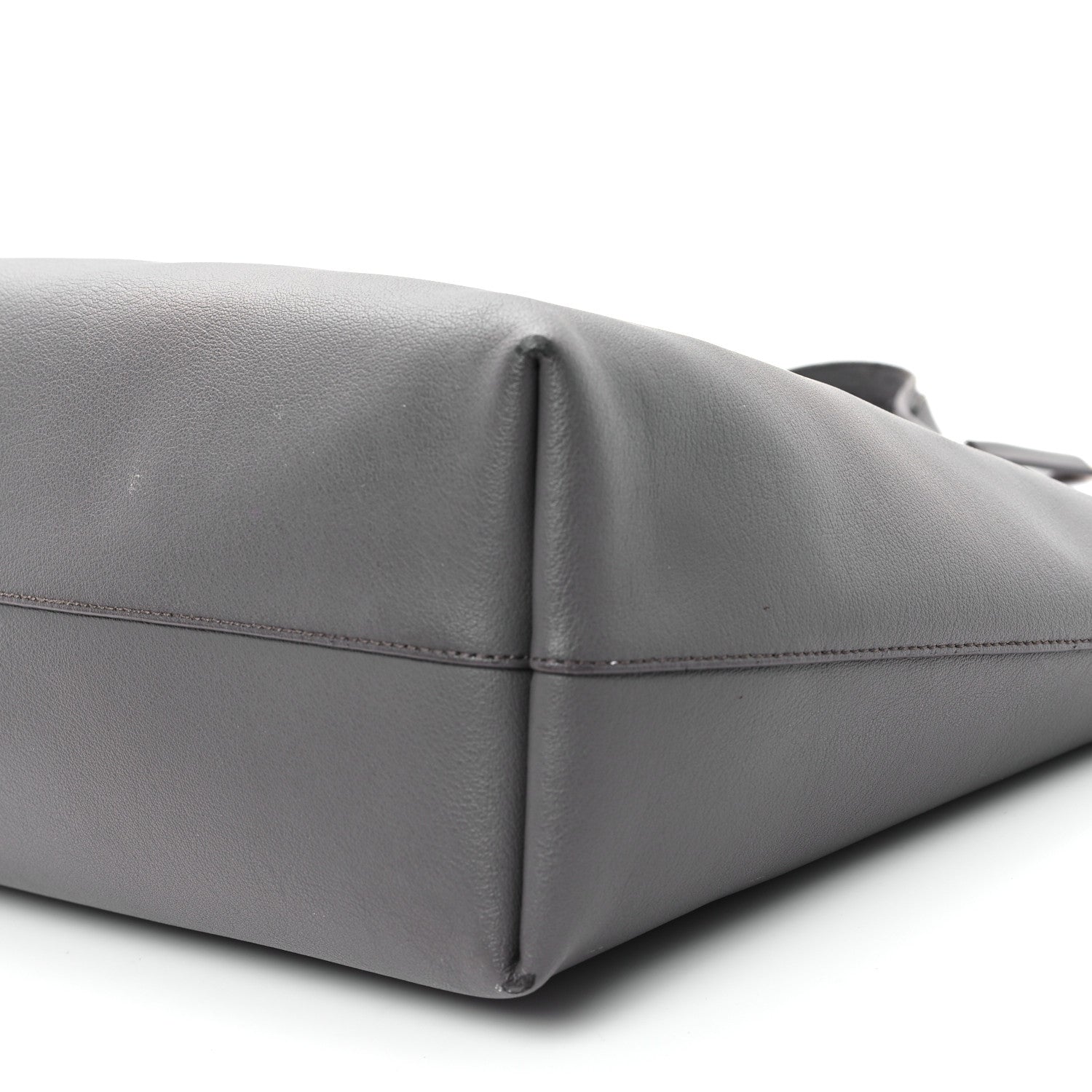 Saint Laurent Calfskin Large Shopping Tote Fog 11 of 14