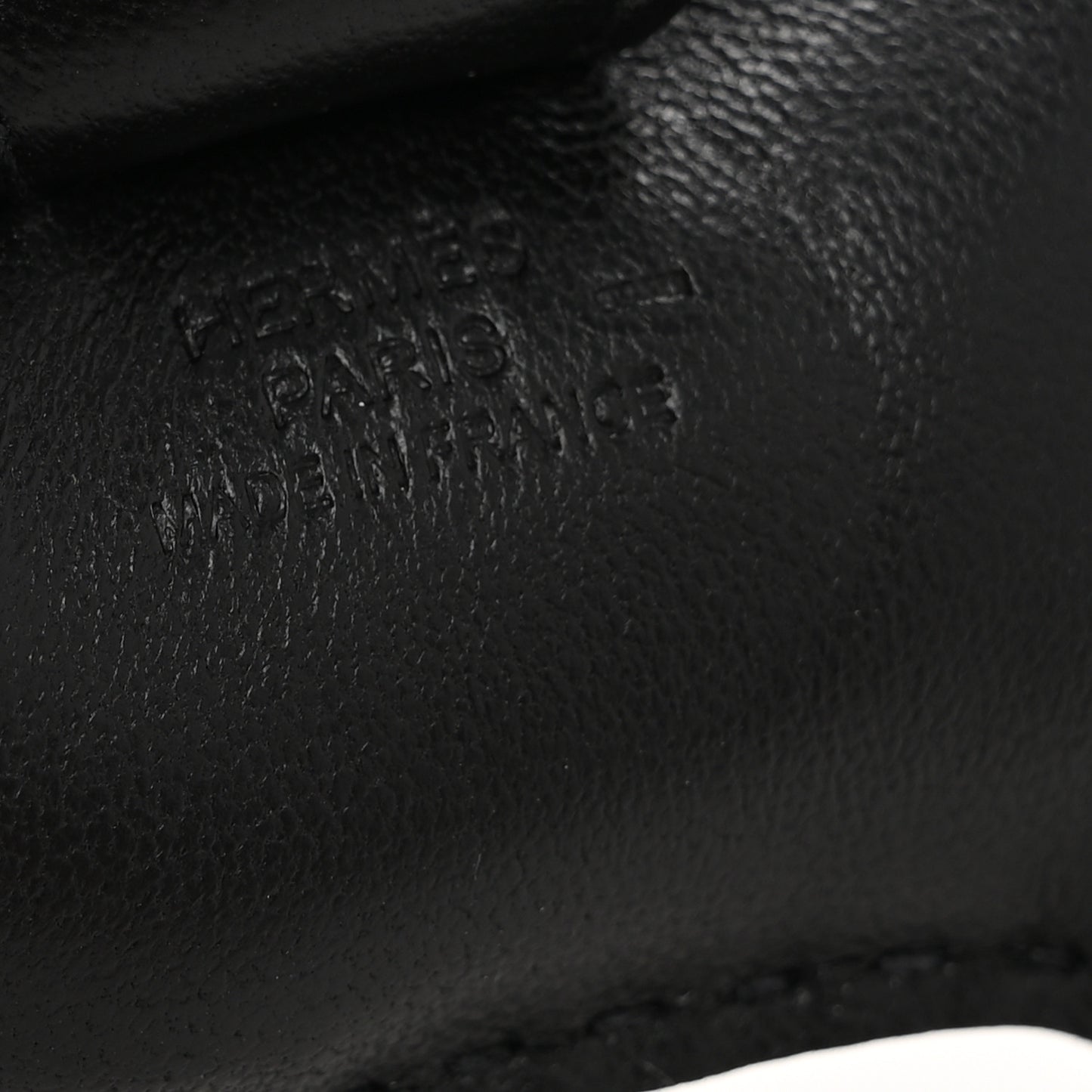 Milo Lambskin Lizard Touch Grigri Rodeo Horse Bag Charm PM So Black