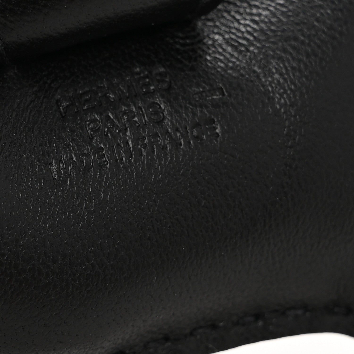 Hermes Milo Lambskin Lizard Touch Grigri Rodeo Horse Bag Charm PM So Black 3 of 5