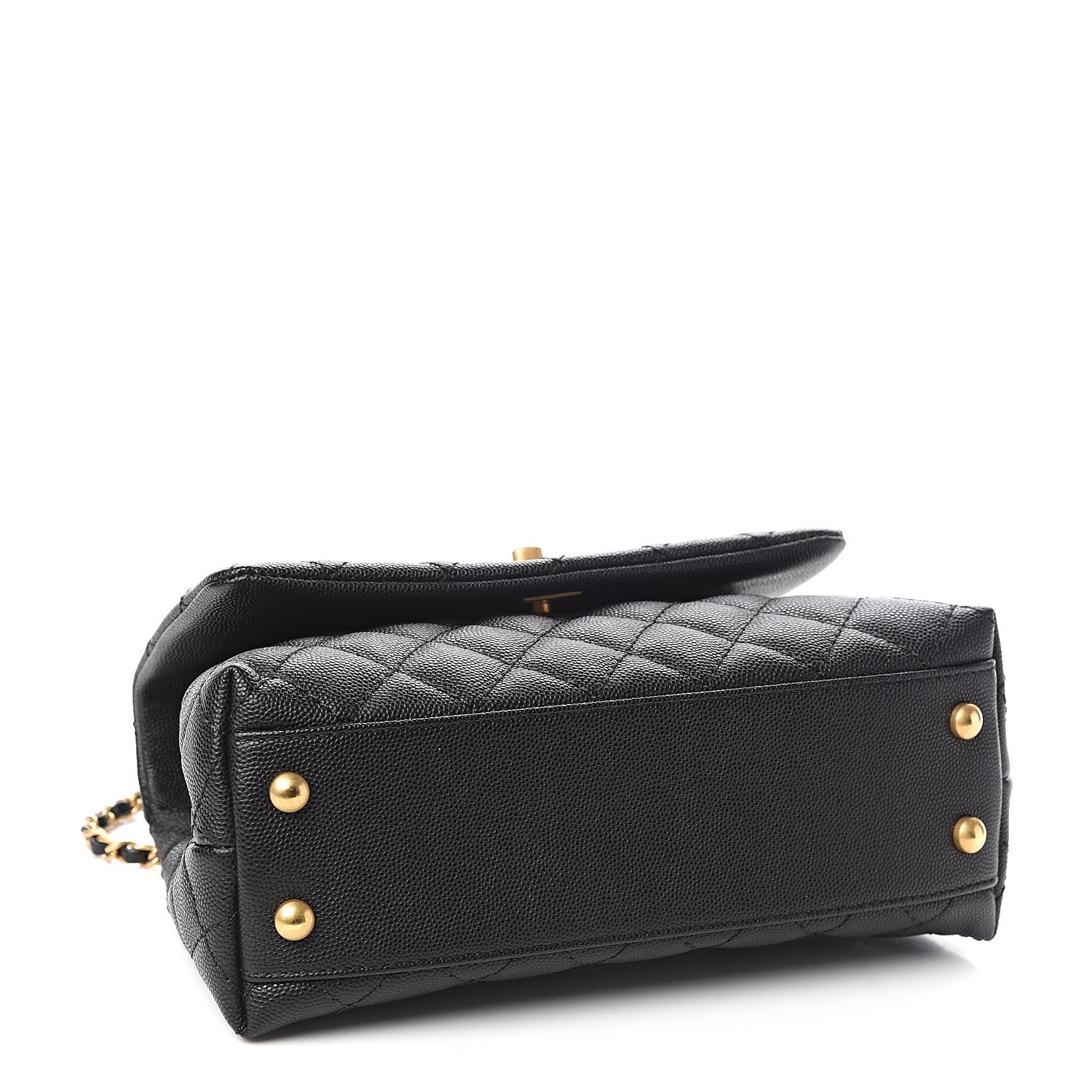 Chanel Caviar Quilted Mini Coco Handle Flap Black 3 of 9