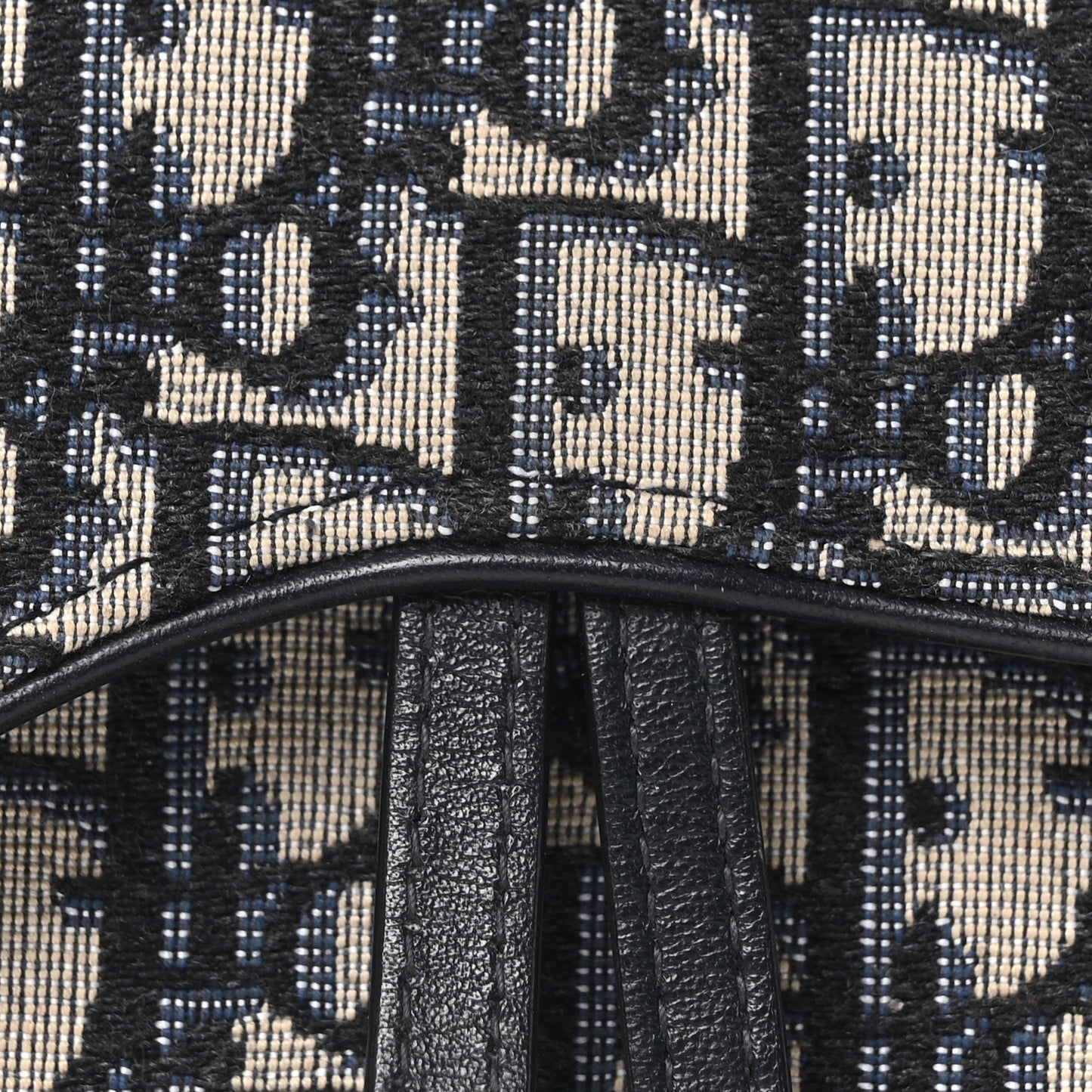 Oblique Saddle Belt Bag Blue