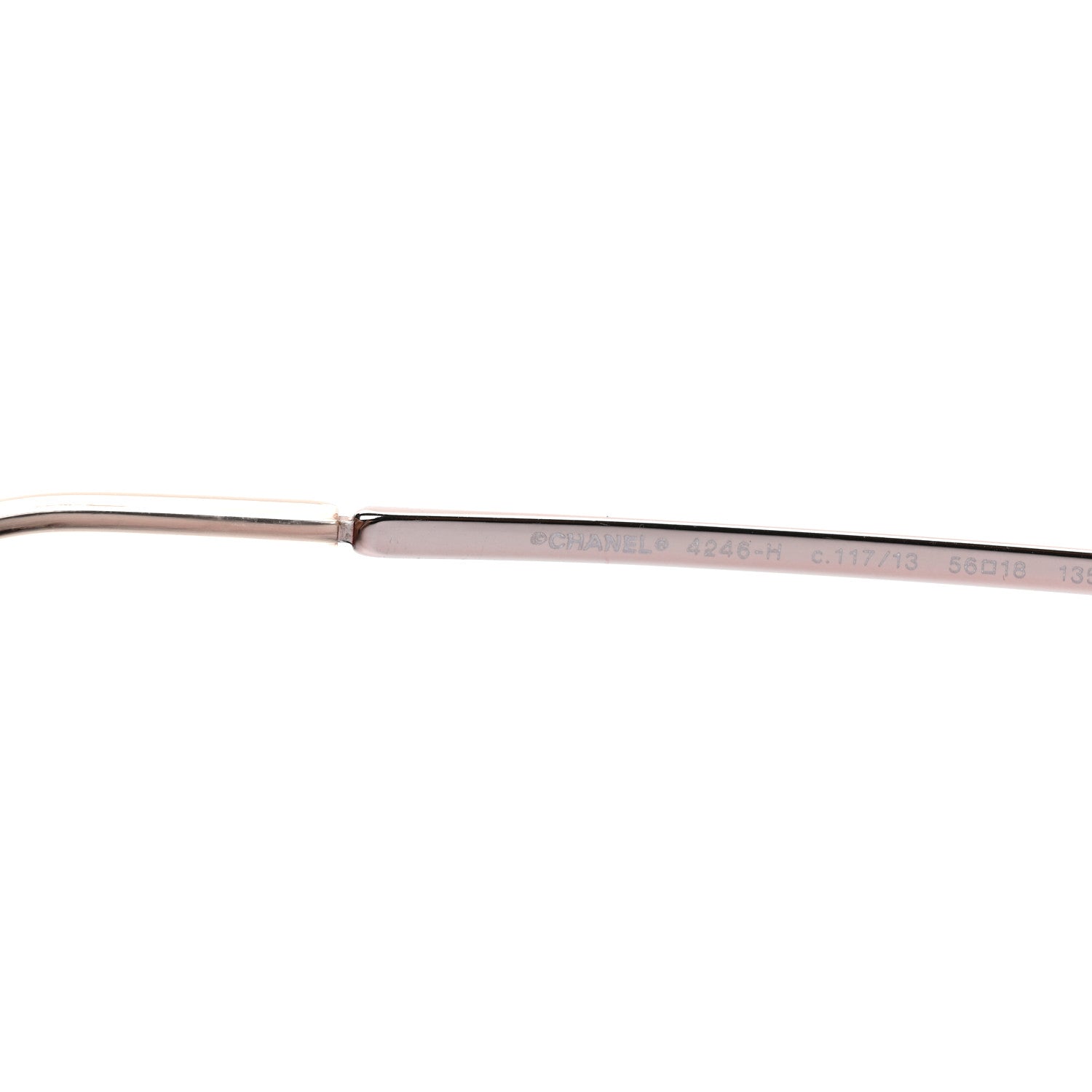 Chanel Pearl Sunglasses 4246-H Pink Gold 5 of 7