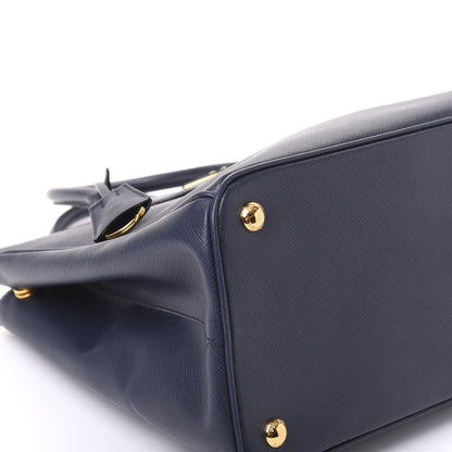 Prada Saffiano Medium Galleria Double Zip Tote Baltico 6 of 11