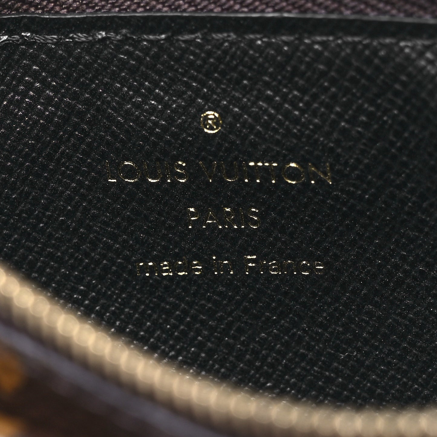 Monogram Recto Verso Card Holder Black