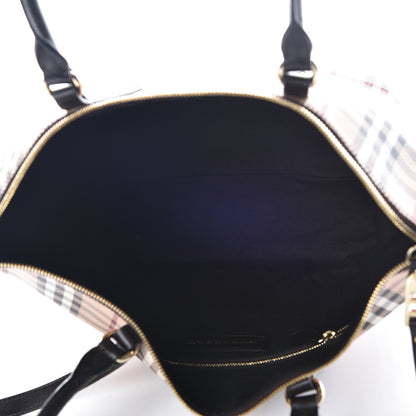 Burberry Haymarket Check Small Salisbury Tote Chocolate 5 of 9