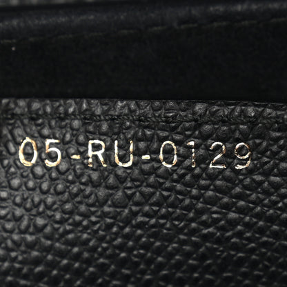 Christian Dior Grained Calfskin Saddle Bag Black 7 of 10