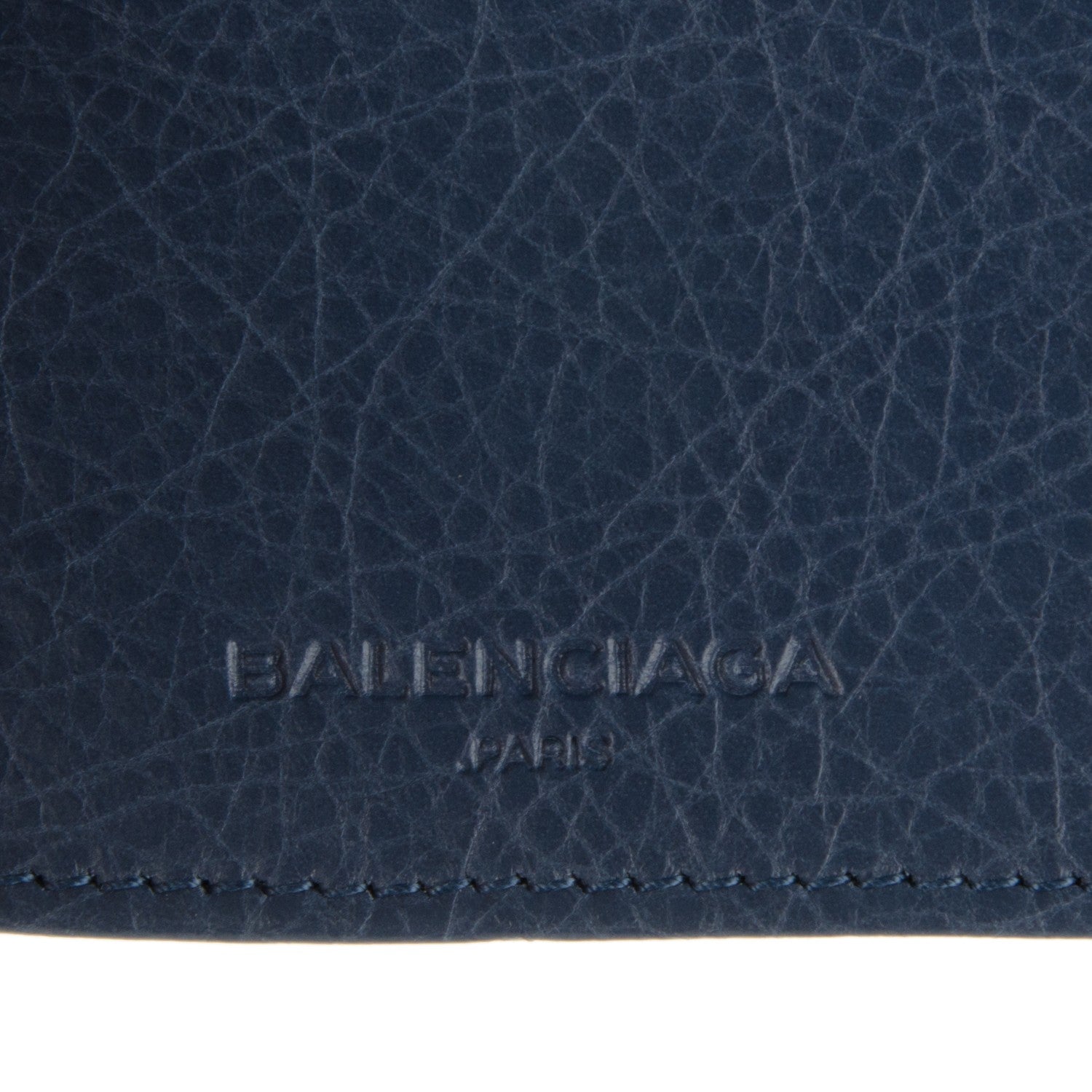 Balenciaga Agneau Classic Hardware Card Case Bleu Persan 6 of 8