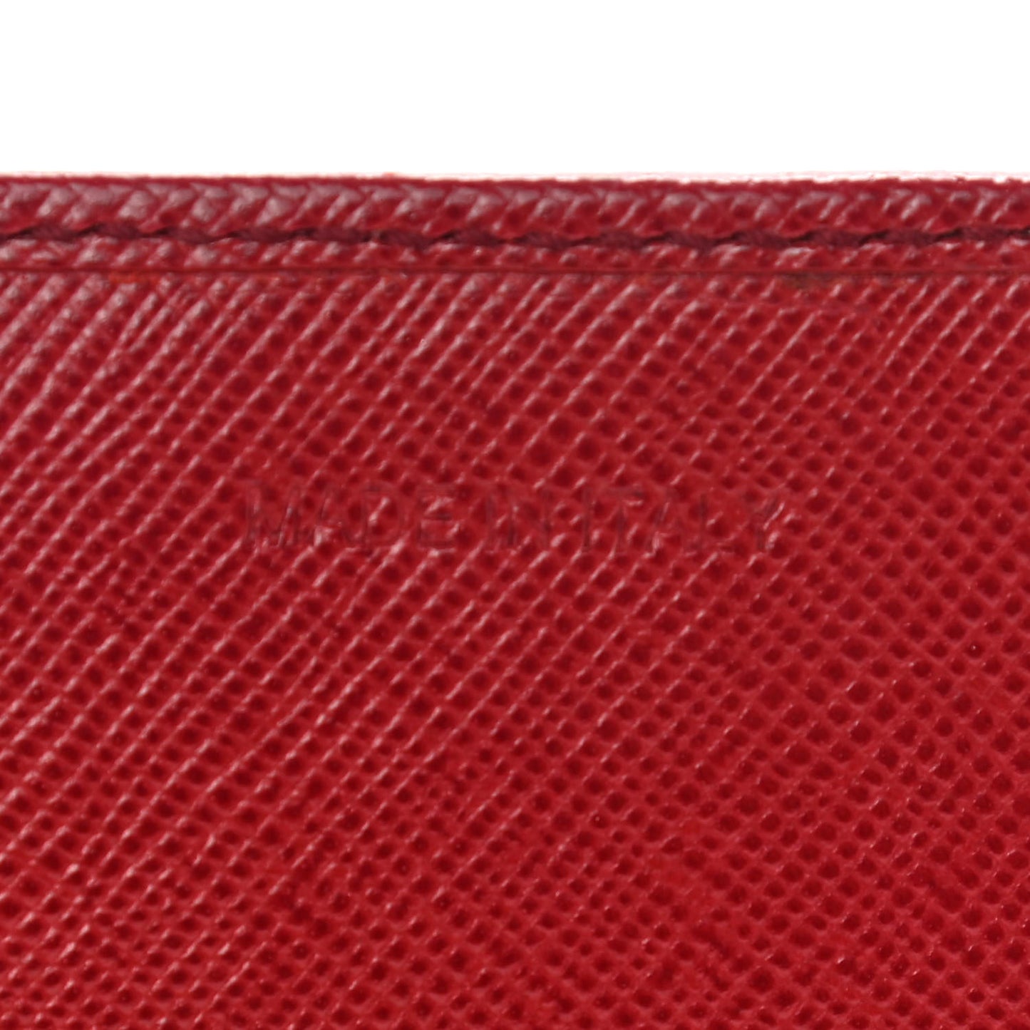 Saffiano Metal Continental Flap Wallet Fuoco