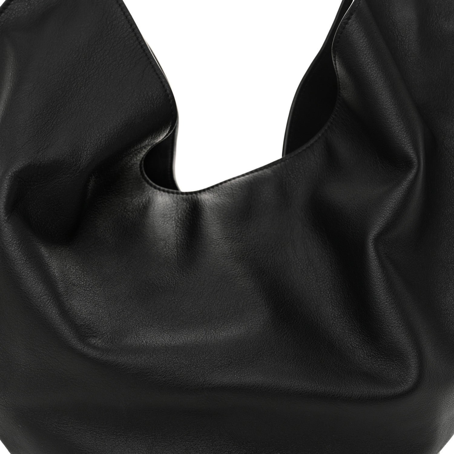 Khaite Calfskin Medium Lotus Tote Black 7 of 11