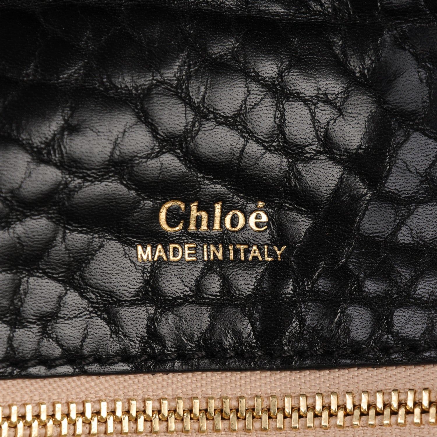 Chloe Pebbled Calfskin Dree Shoulder Bag Black 6 of 8