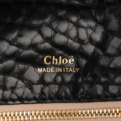 Chloe Pebbled Calfskin Dree Shoulder Bag Black 6 of 8