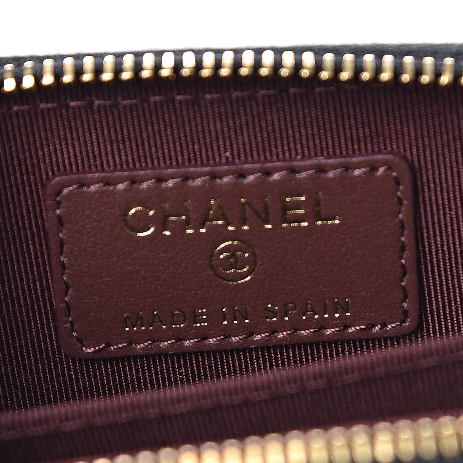 Chanel Caviar Quilted Zip Coin Purse Black 6 of 8