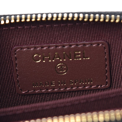 Chanel Caviar Quilted Zip Coin Purse Black 6 of 8