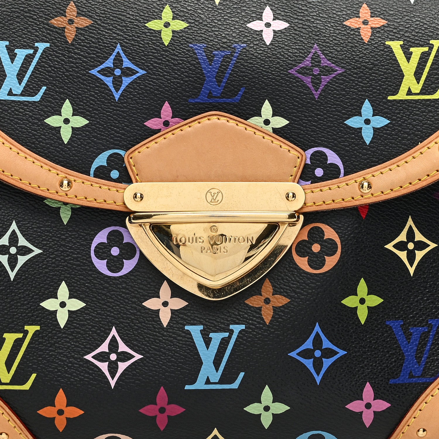 Louis Vuitton LOUIS VUITTON Monogram Multicolor Beverly MM Black 7 of 14