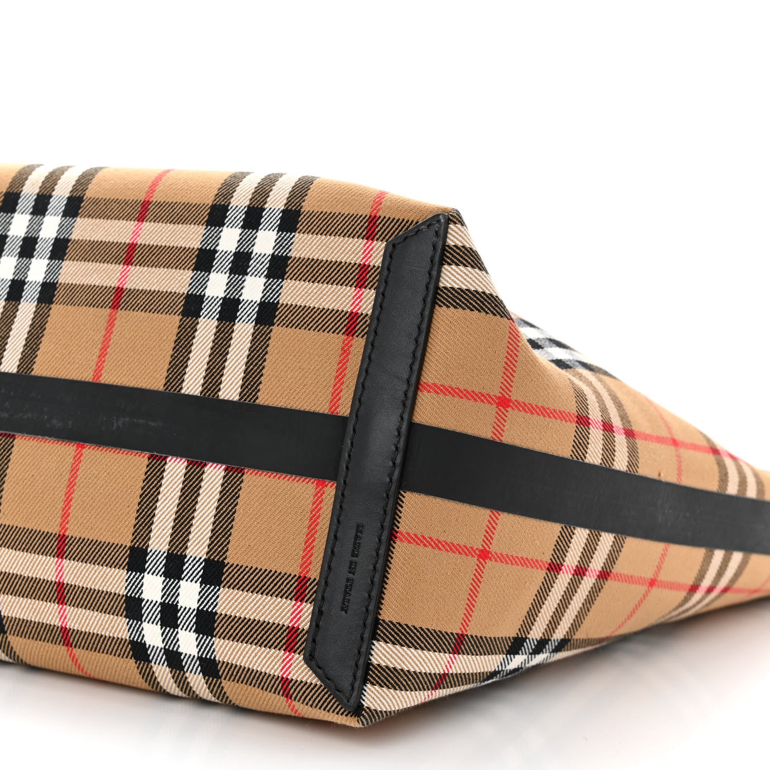 Burberry Vintage Check Medium The Giant Reversible Tote Antique Yellow Bright Red 16 of 17