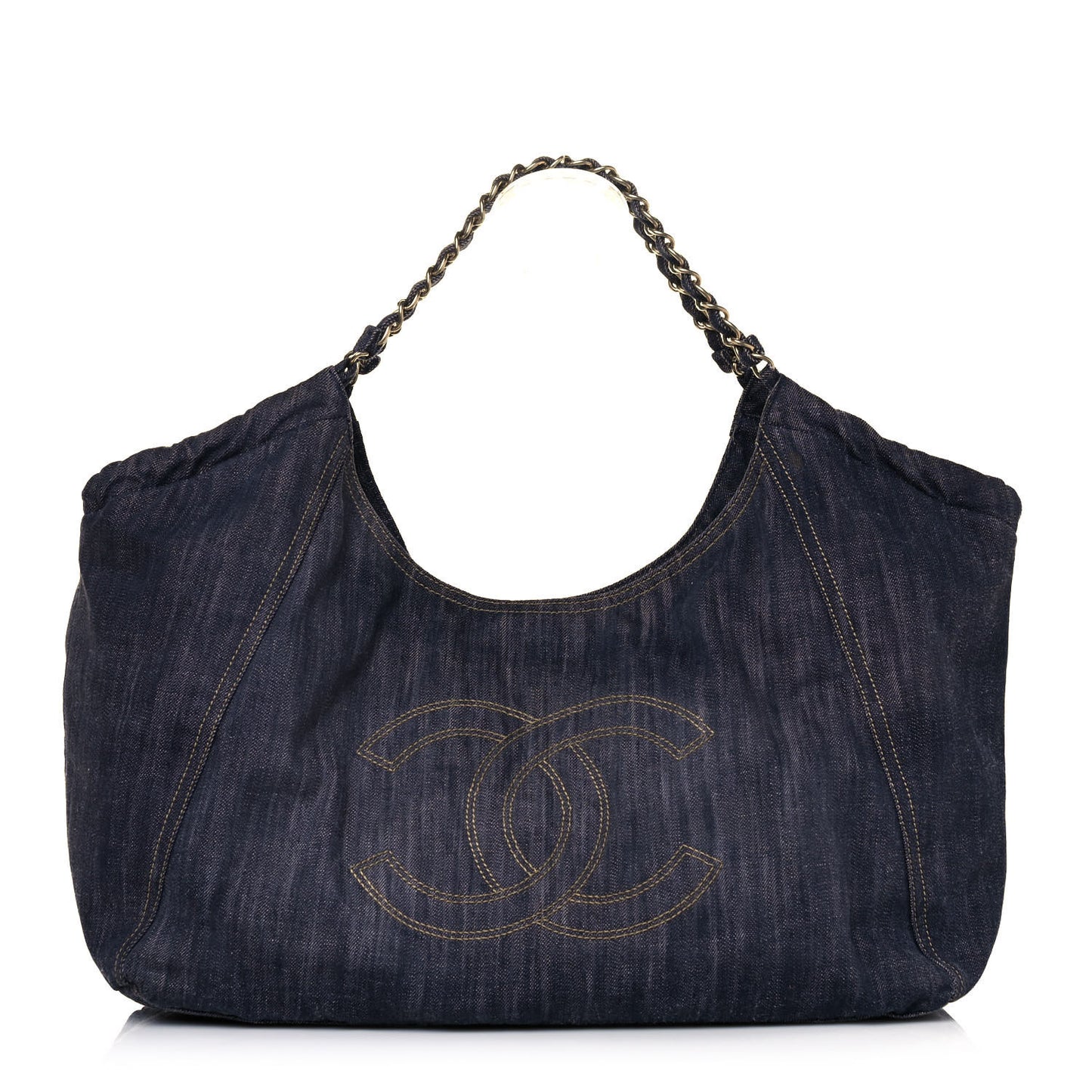 Denim XL Coco Cabas Tote Dark Blue