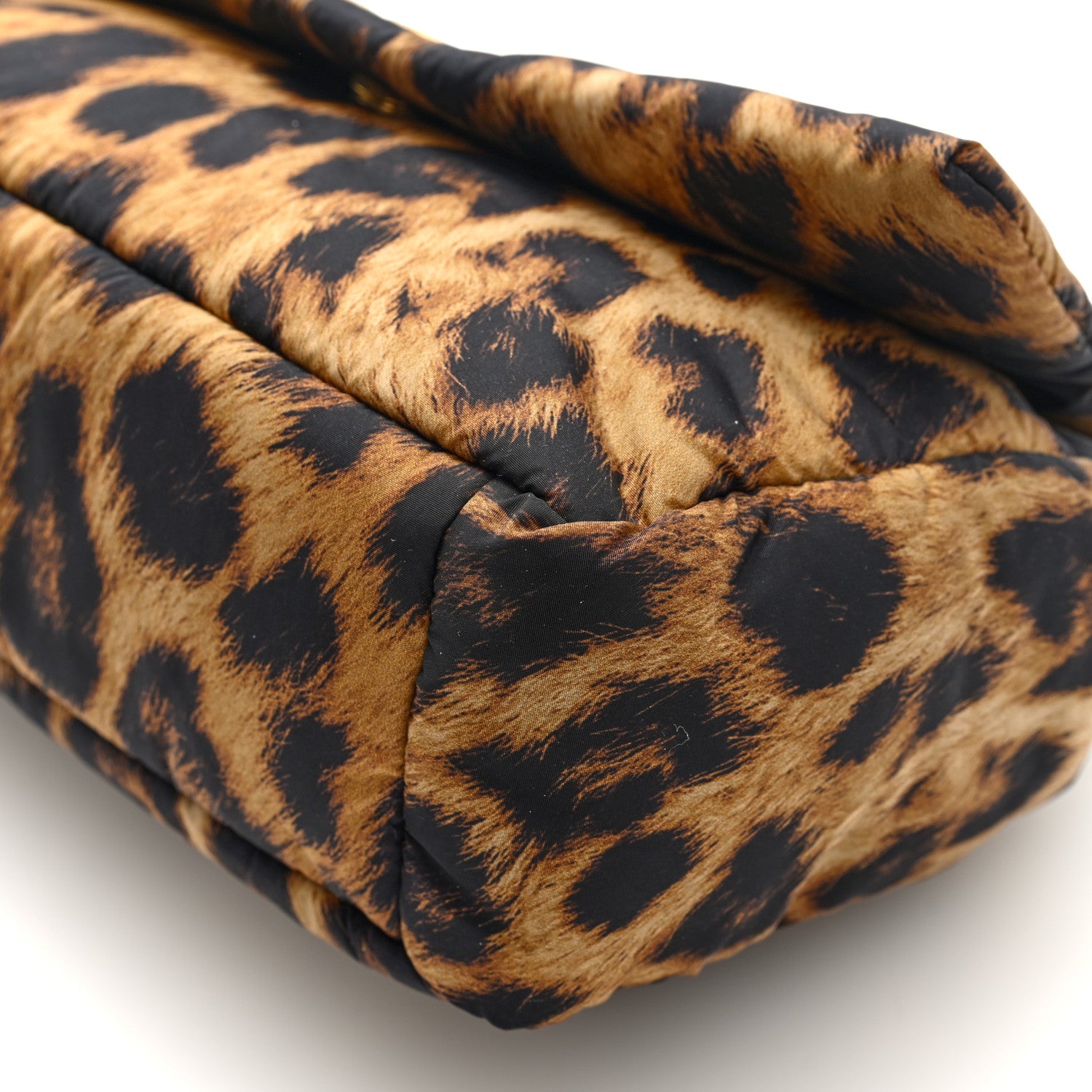 Balenciaga Nylon Monaco Mini Leopard Shoulder Bag Brown 9 of 9