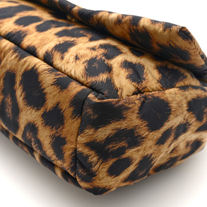 Balenciaga Nylon Monaco Mini Leopard Shoulder Bag Brown 9 of 9