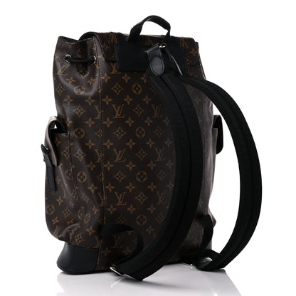 Louis Vuitton Monogram Macassar Christopher PM Backpack 3 of 11