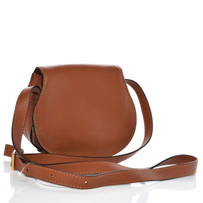 Chloe Calfskin Mini Marcie Round Crossbody Bag Tan 4 of 8