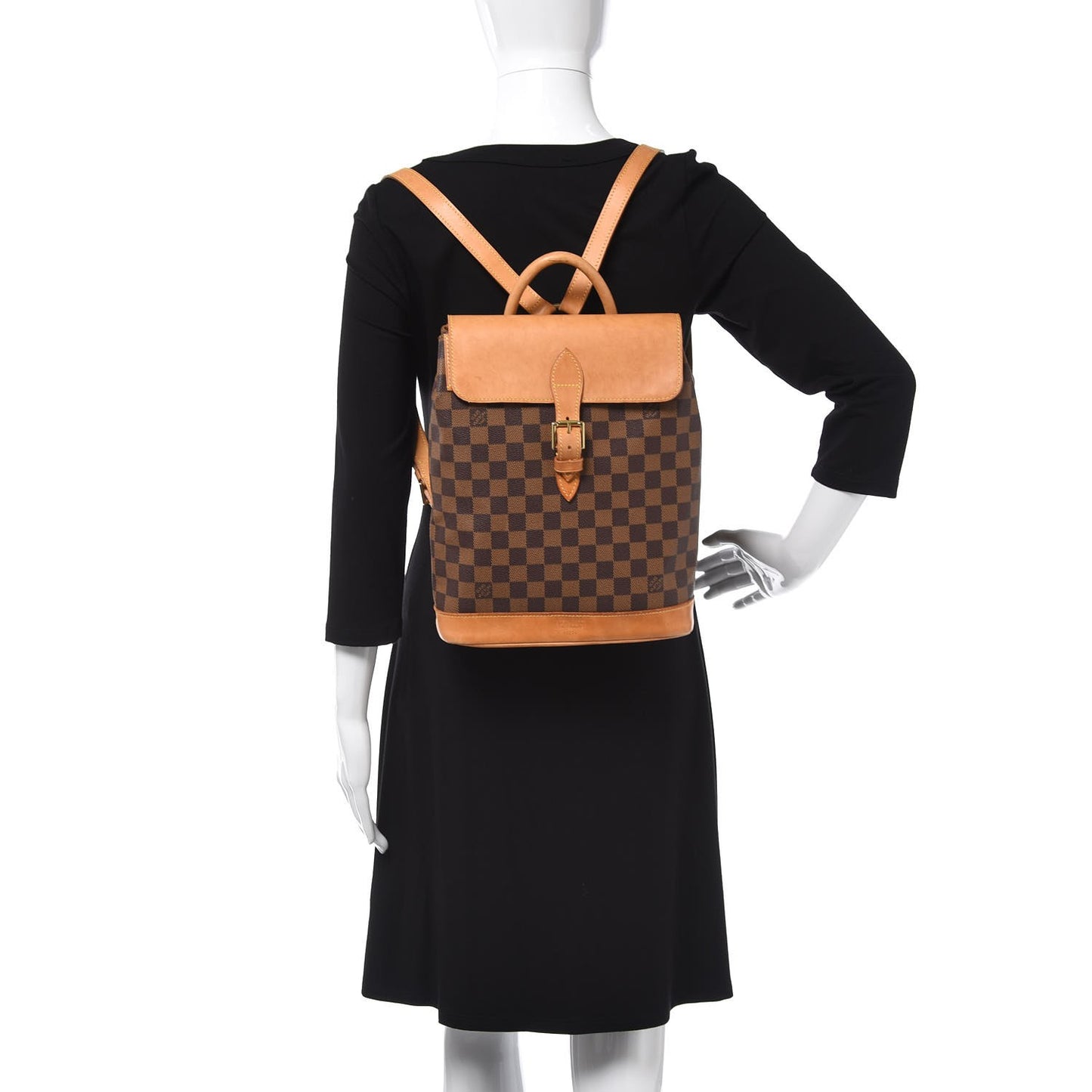 Damier Ebene Soho Centenaire Backpack