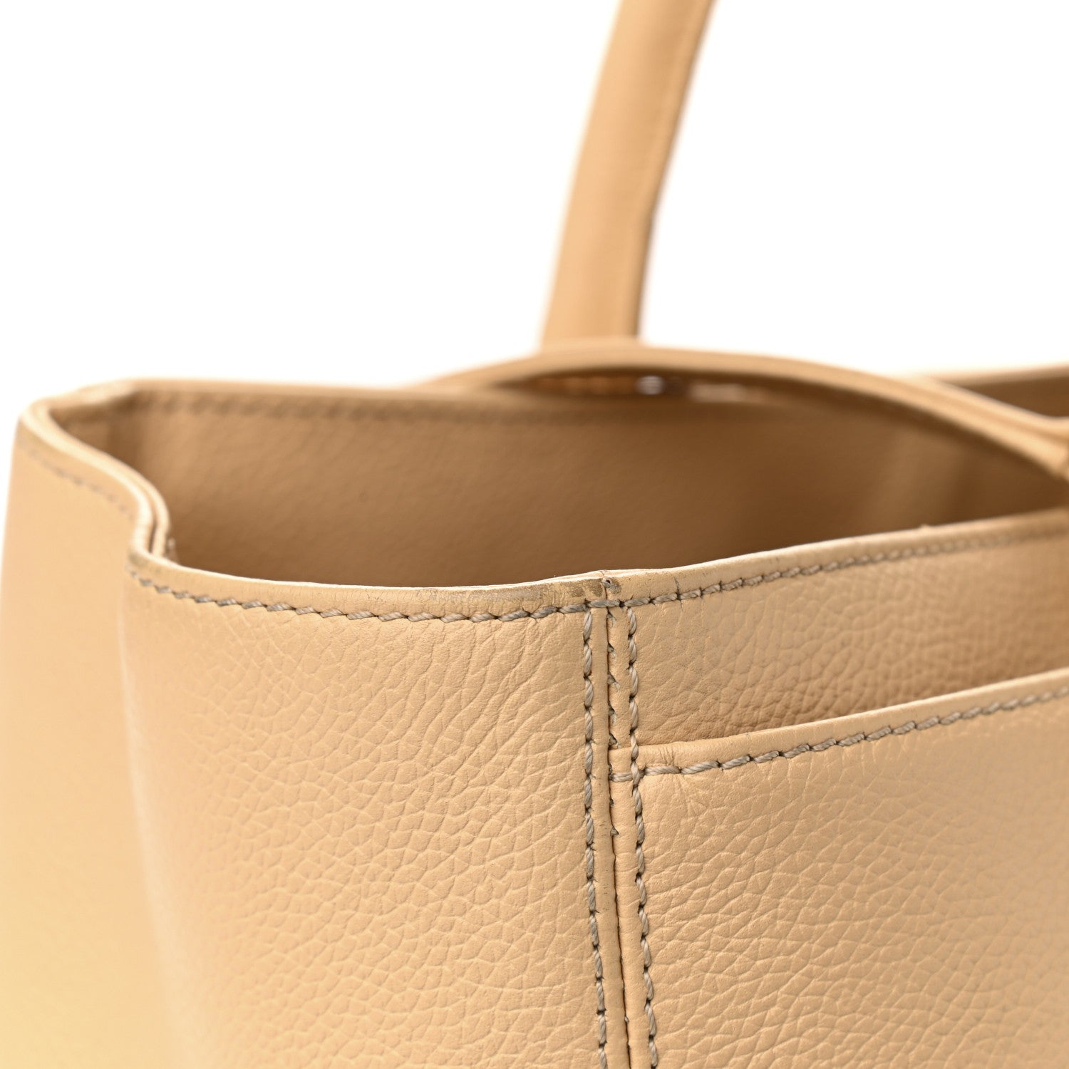 Chanel Calfskin Cerf Executive Shopper Tote Beige 17 of 23